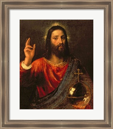 Framed Christ Saviour Print