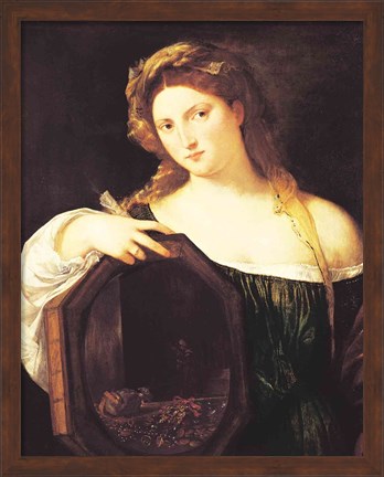 Framed Allegory of Vanity Print