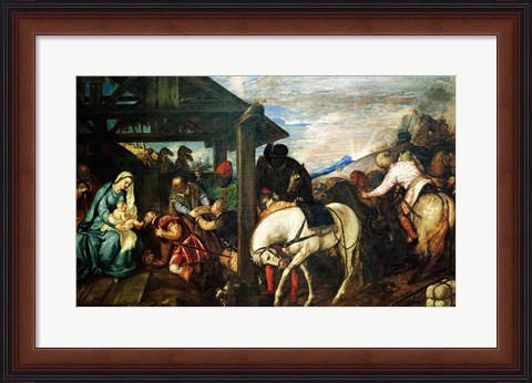 Framed Adoration of the Magi Print