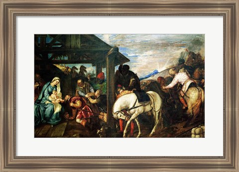 Framed Adoration of the Magi Print