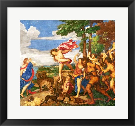 Framed Bacchus and Ariadne Print