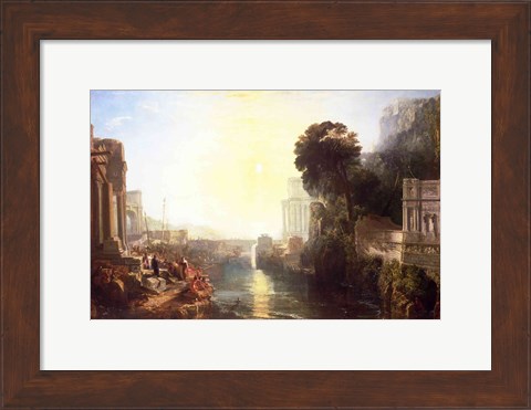 Framed Dido building Carthage Print