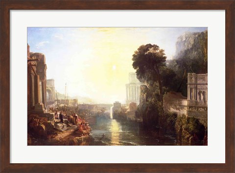 Framed Dido building Carthage Print