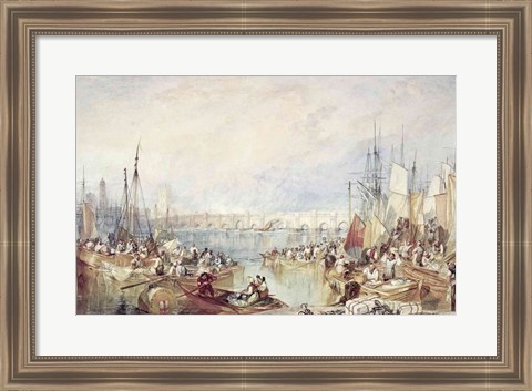 Framed Port of London Print