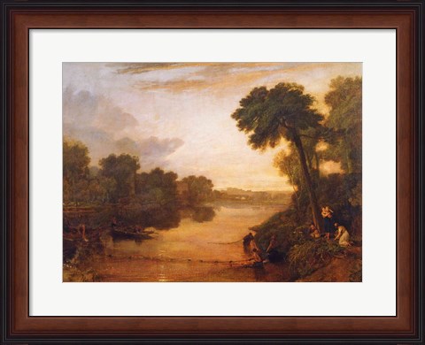 Framed Thames near Windsor, c.1807 Print