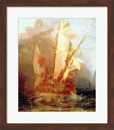 Framed Ulysses Deriding Polyphemus Print