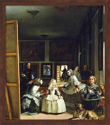 Framed Las Meninas Print