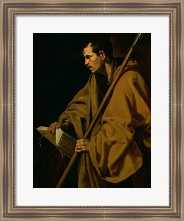 Framed Apostle St. Thomas Print