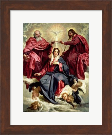 Framed Coronation of the Virgin Print