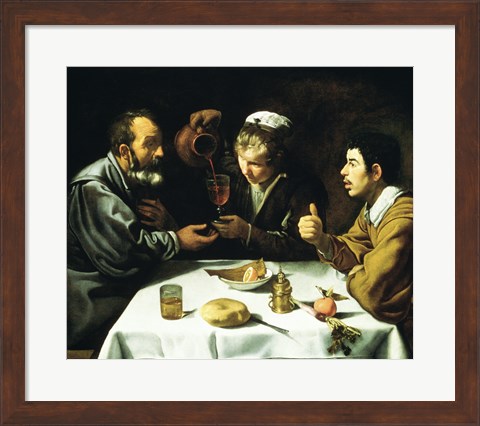 Framed Lunch, 1620 Print