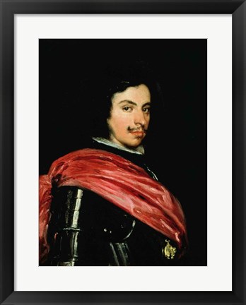 Framed Portrait of Francesco I d&#39;Este Print