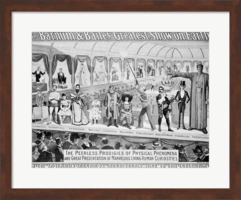 Framed &#39;The Barnum and Bailey Greatest Show on Earth&#39; Print