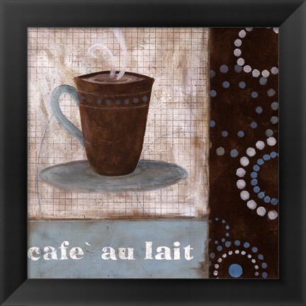 Framed Cafe Au Lait Print