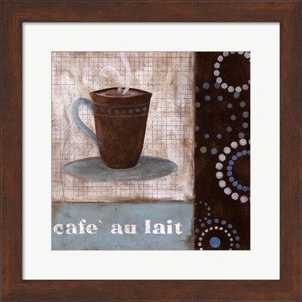 Framed Cafe Au Lait Print