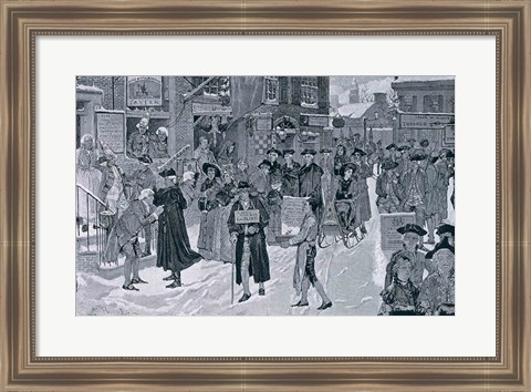 Framed &#39;The Master Caused us to have some Beere&#39; Print