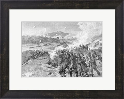 Framed Battle of Resaca, Georgia, May 14th 1864 Print