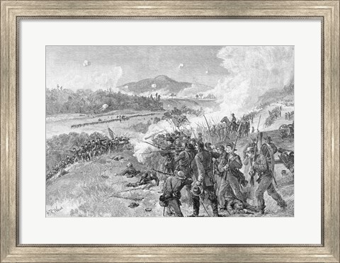 Framed Battle of Resaca, Georgia, May 14th 1864 Print