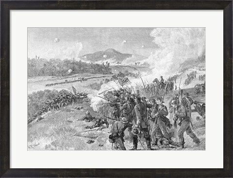 Framed Battle of Resaca, Georgia, May 14th 1864 Print