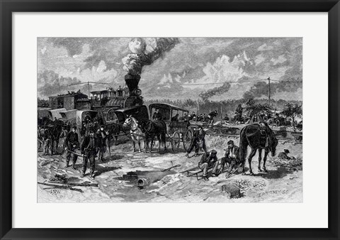 Framed After the Battle of Seven Pines, June 1862 Print