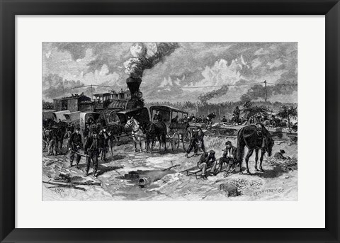 Framed After the Battle of Seven Pines, June 1862 Print