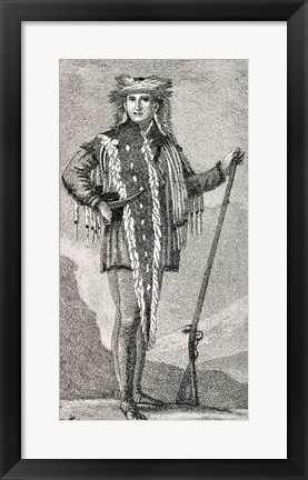 Framed Portrait of Meriwether Lewis Print