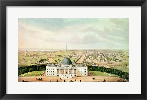 Framed View of Washington Print