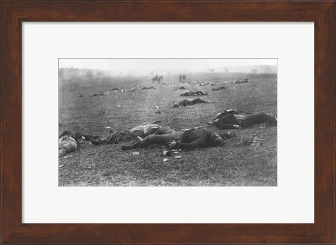 Framed Harvest of Death, Gettysburg, 1863 Print