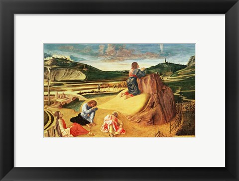 Framed Agony in the Garden Print