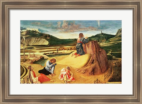 Framed Agony in the Garden Print