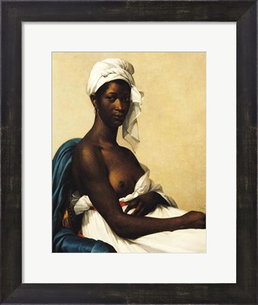 Framed Portrait of a Negress Print