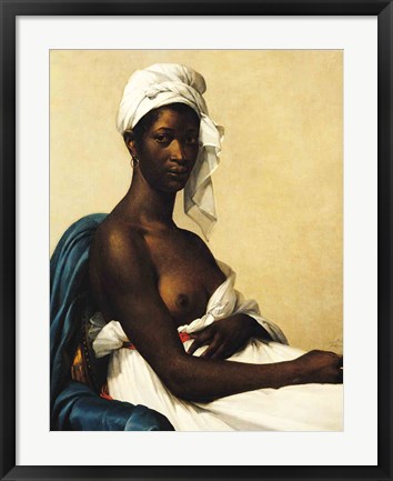 Framed Portrait of a Negress Print