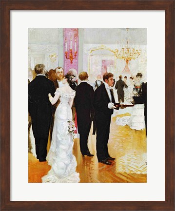 Framed Wedding Reception Print