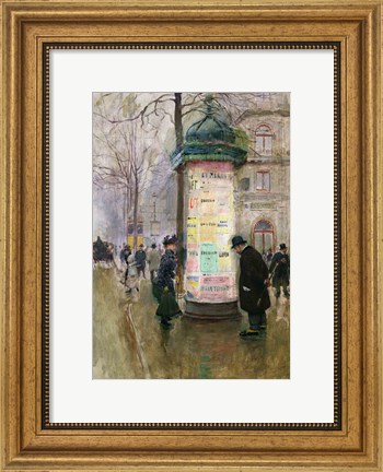 Framed Colonne Morris Print