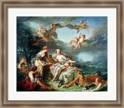 Framed Rape of Europa, 1747 Print