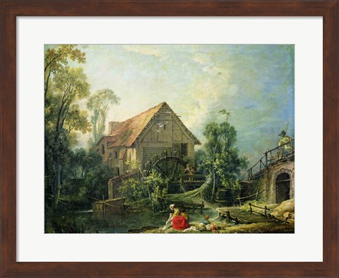 Framed Mill, 1751 Print