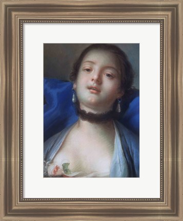 Framed Portrait of a Woman Print