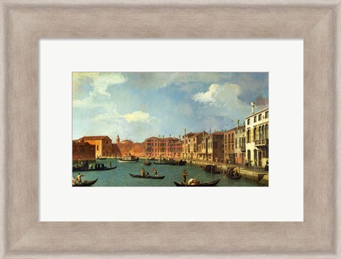 Framed View of the Canal of Santa Chiara, Venice Print