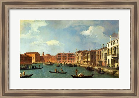 Framed View of the Canal of Santa Chiara, Venice Print