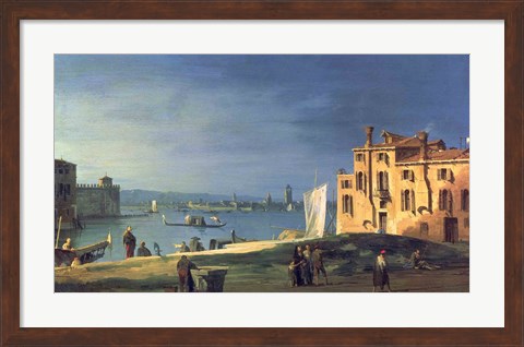 Framed View of Venice Print