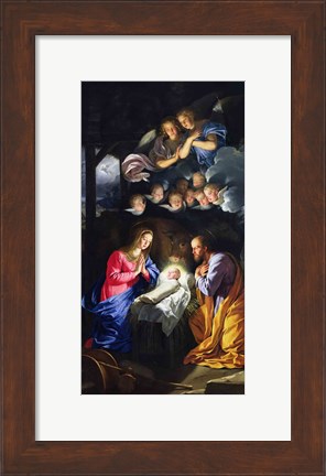 Framed Nativity Print