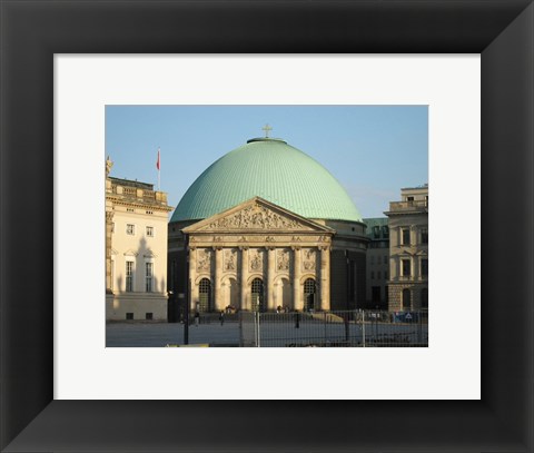 Framed Church in Berlin Print