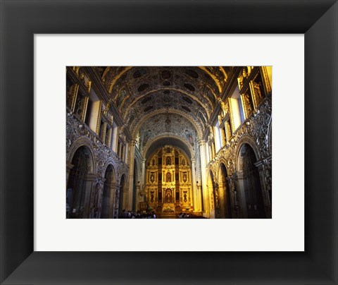 Framed Church Interior Print