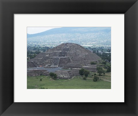 Framed Pyramid of the Moon Teotihuacan Print