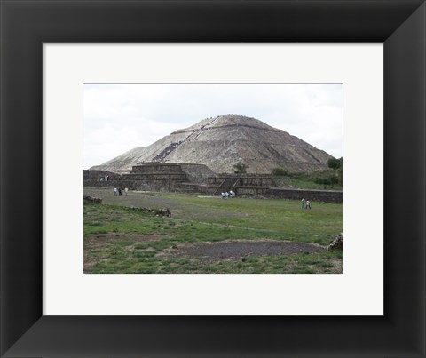 Framed Pyramid of the Sun Print