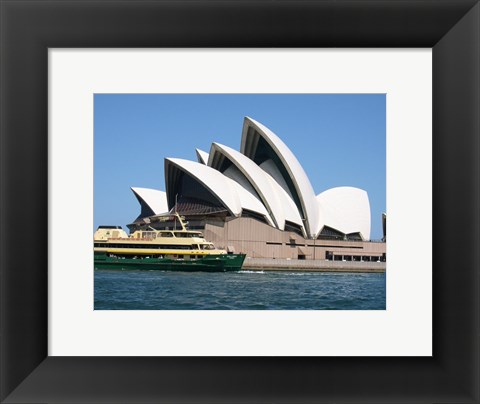 Framed Sydney Opera House with Sydney Ferry Collaroy Print