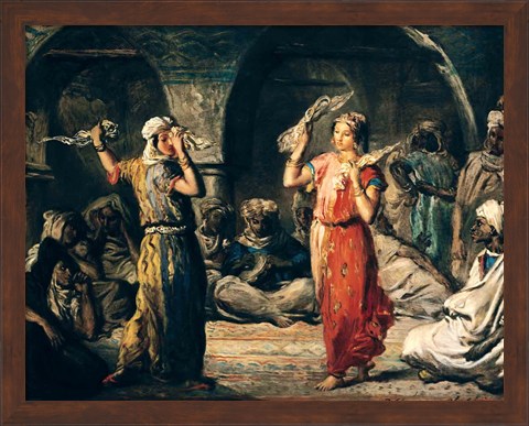 Framed Dance of the Handkerchiefs, 1849 Print