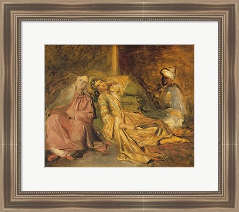 Framed Study for the Interior of a Harem Print