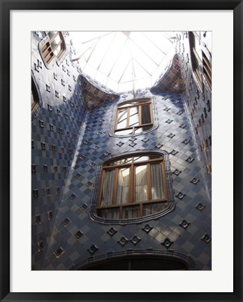 Framed Barcelona Batllo House Interior Print