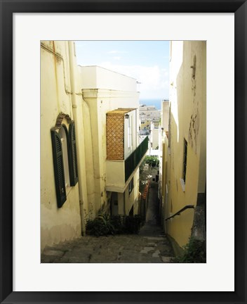 Framed Capri Alley Print