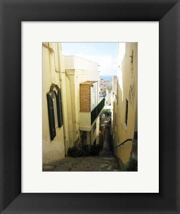 Framed Capri Alley Print